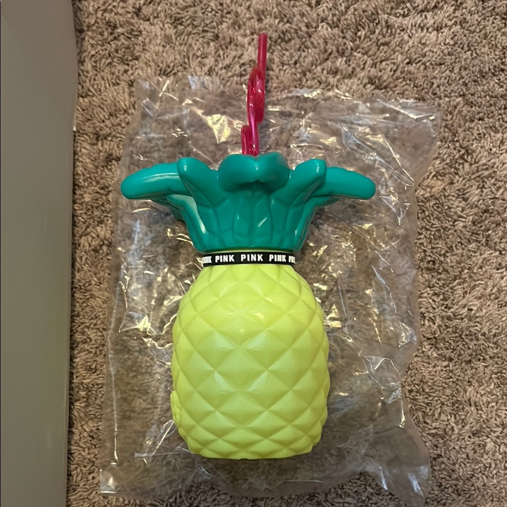 PINK Victoria's Secret Yellow and Green Pineapple Party Favors